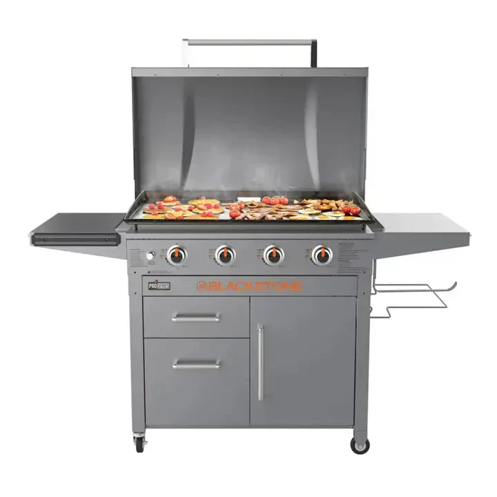 Blackstone ProSeries 4-Burner 36" Griddle Cooking Station with Hood R3