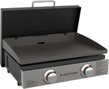Blackstone 1666 22” Tabletop Griddle with Stainless Steel Faceplate, Powder Coated Steel, Black