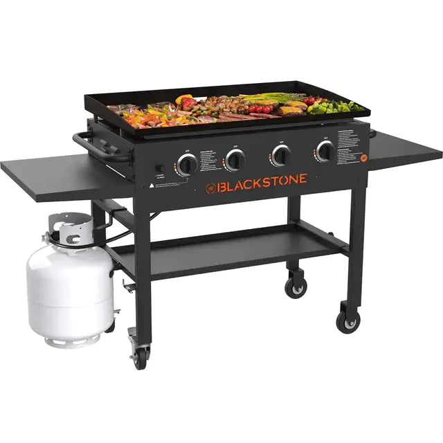 Blackstone 4-Burner 36" Griddle Cooking Station with Side Shelves D1