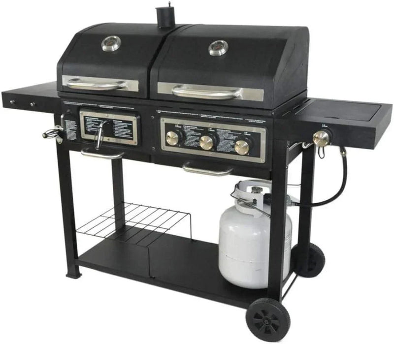 Dual Fuel Combination Charcoal/Gas Grill X8