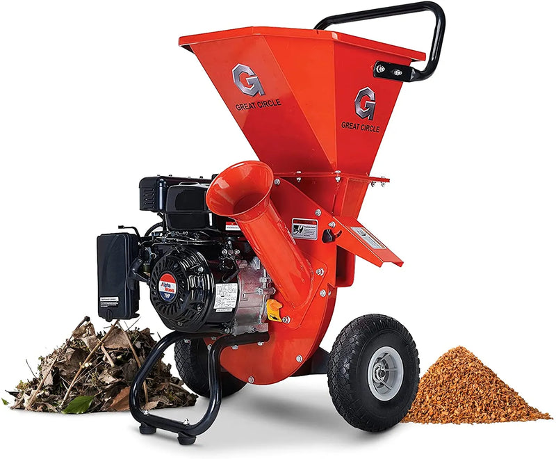 Wood Chipper Shredder Mulcher Heavy Duty Gas Powered H6