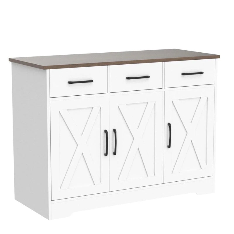 Modern Farmhouse Sideboard Buffet Cabinet A8