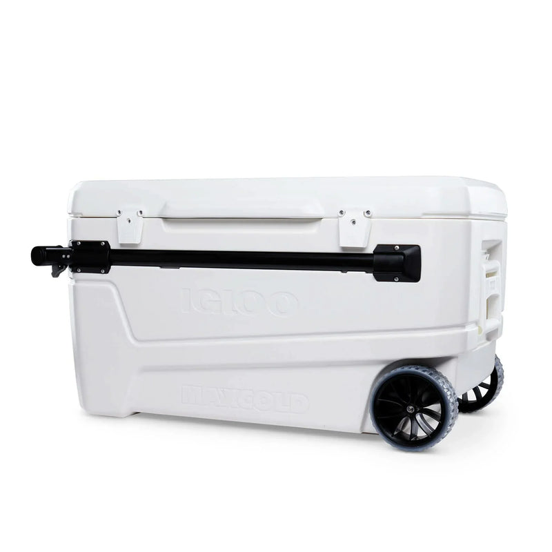 110 Qt Glide Pro Portable Large Ice Chest Wheeled Cooler P5