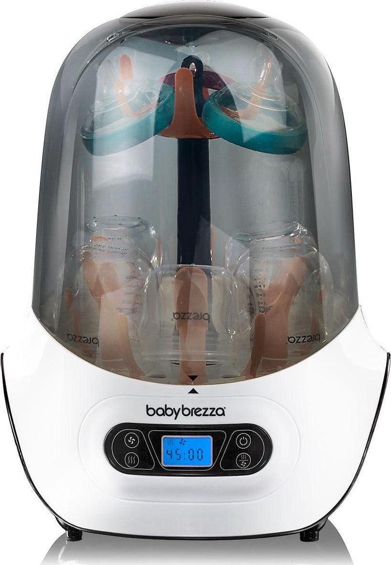 Baby Brezza Baby Bottle Sterilizer and Dryer Machine Electric Steam Sterilization - Pacifiers. Glass. Plastic. and Newborn Feeding Bottles F7
