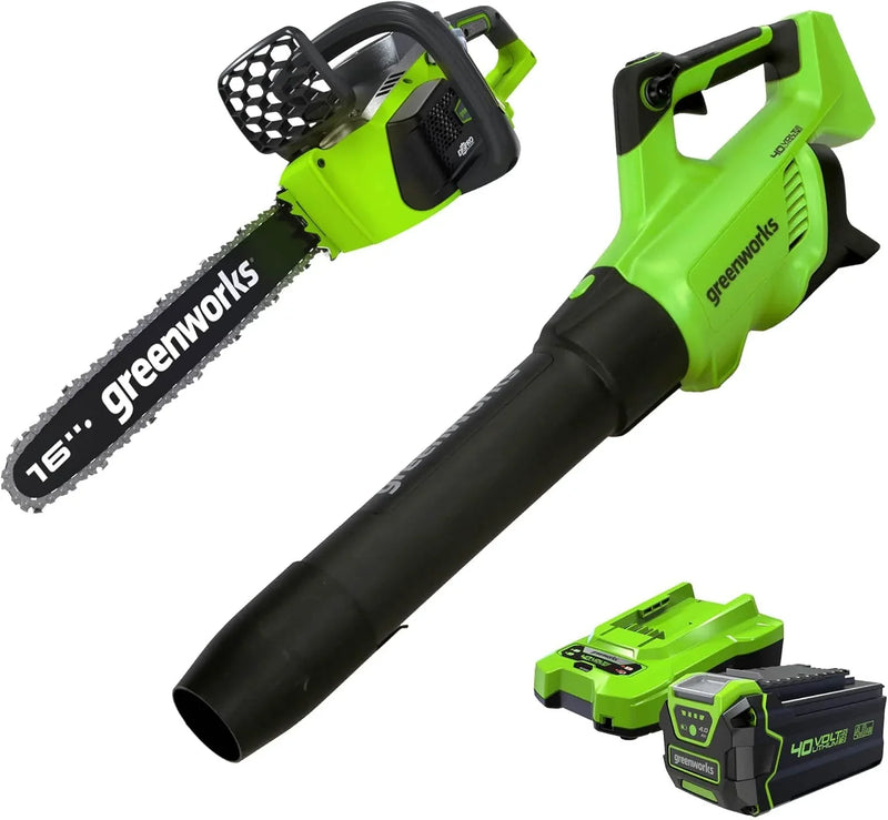 40V 16-inch electric saw, equipped with 4Ah USB battery (power bank) and standard charger M0