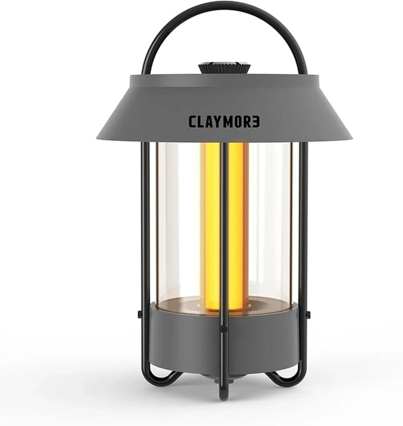 Desk Lamp (Dark Gray) - A beautiful portable outdoor lamp, featuring 4 different lighting heads, equipped with a 6700 mAh rechargeable battery, with a brightness of up to 660 lumens, and featuring waterproof functionality. Suitable for Halloween deco J5