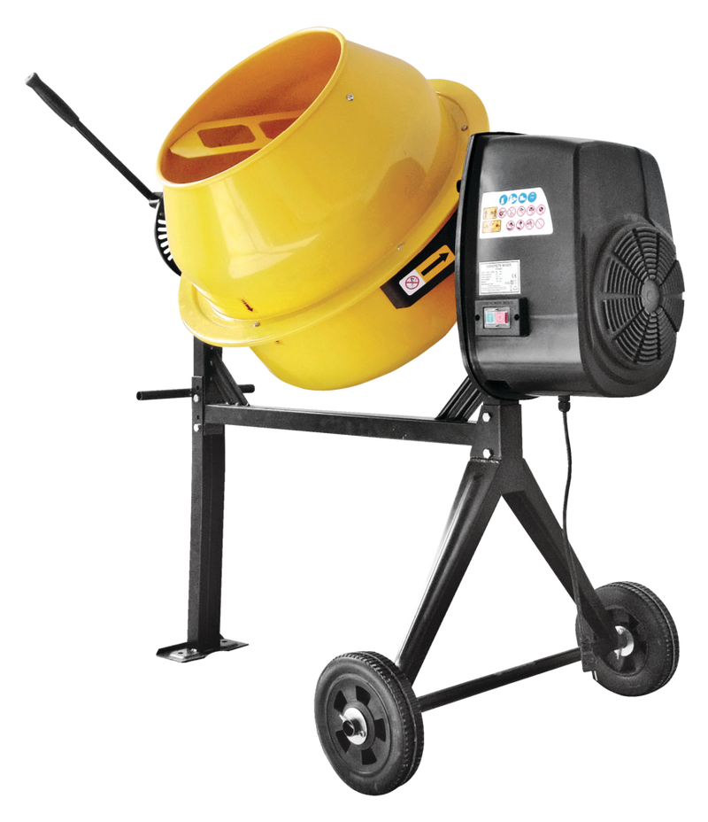 74013 5A Portable Electric Concrete Mixer, 115-L/4-cu-ft J0