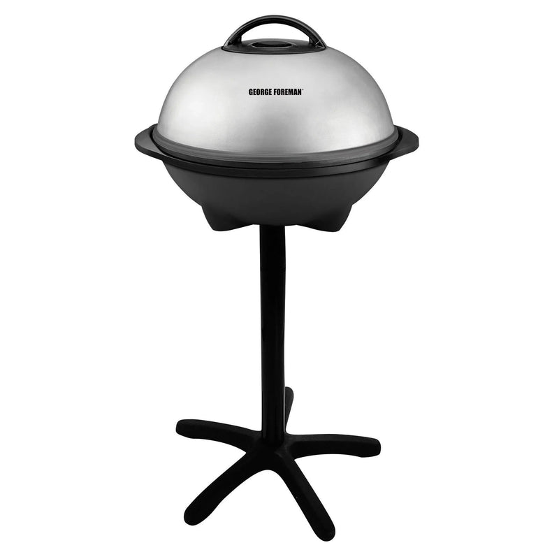 George Foreman Silver 12 Servings Upto 15 Electric Grill Q3