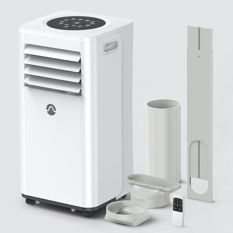 Portable Air Conditioners, 10000 BTU Air Conditioner Portable for Room up to 450 Sq. Ft., 3-in-1 Portable AC Unit with Digital Display, Remote Control, Window Installation Kit, 24H Timer, Sleep Mode U2