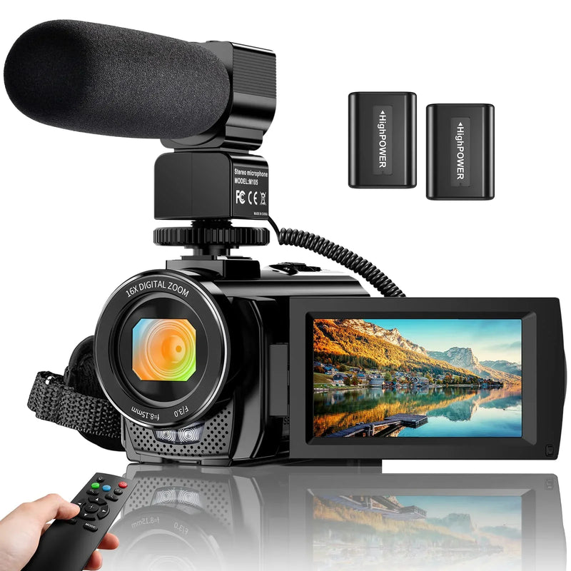 Video Camera Vlogging Camera Recorder FHD 1080P P4