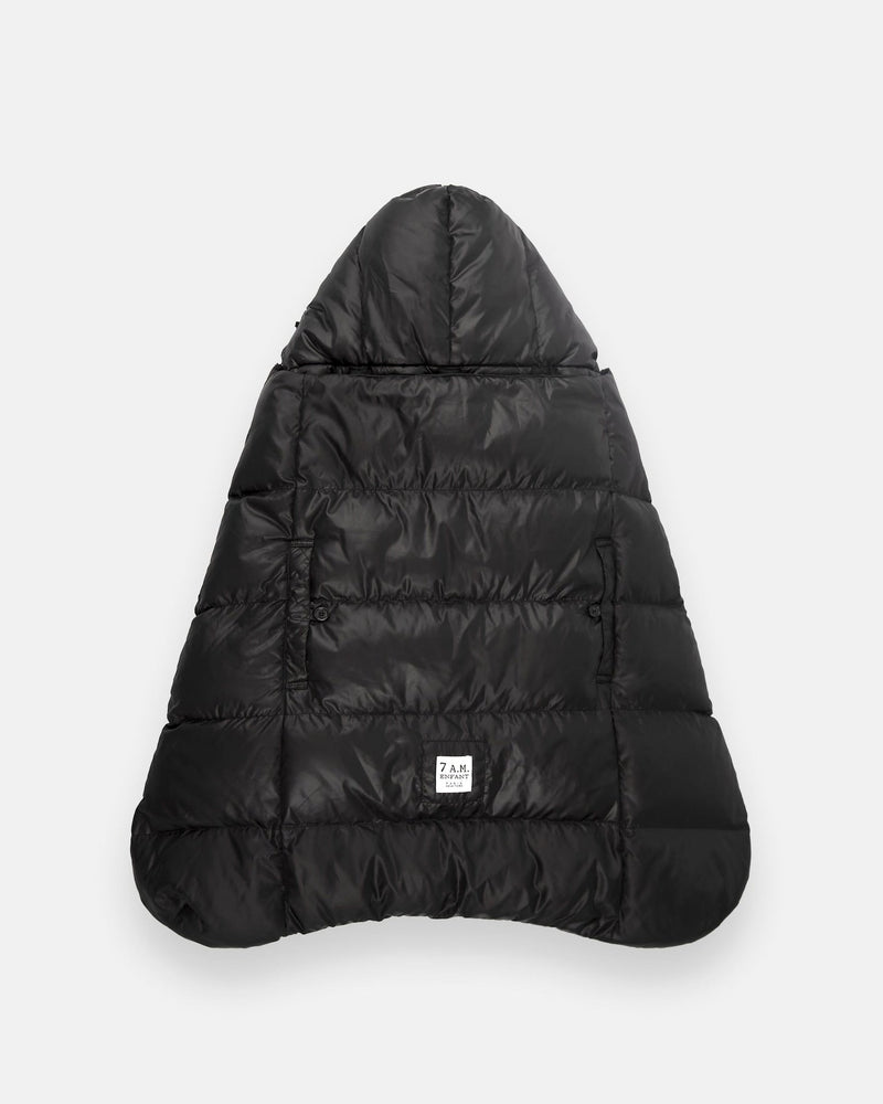 7AM Enfant Heavyweight, K-Poncho Black Plush N3