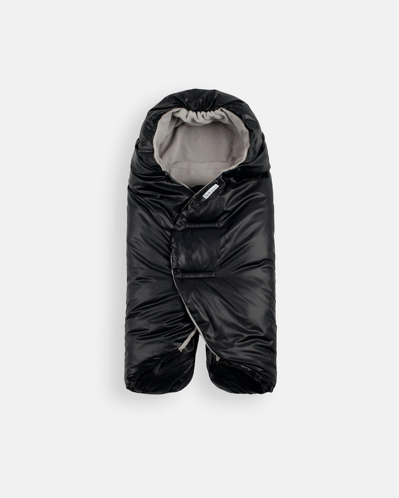 7AM Enfant Nido Fleece Lining Infant Wrap, Black D4
