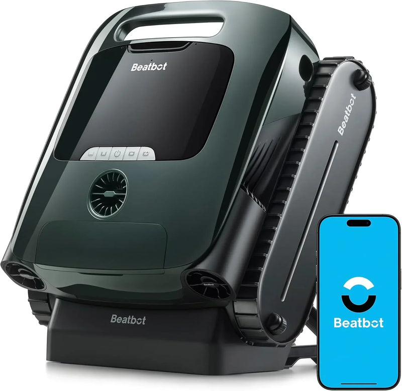 Beatbot AquaSense 2 Pro Cordless Pool Vacuum Robot, Unmatched 5-in-1 Cleaning, Surface Parking, Skims Water Surface with APP Control, Water Clarification, for Pools up to 3,875 Sq.ft 锟斤拷 Emerald Green K3