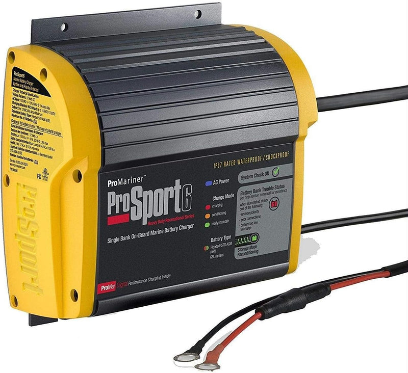 20 amperes, 12/24 volts, 2 battery packs, waterproof, waterproof battery charger for use on water. E5