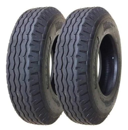 Heavy Duty Highway Trailer Tires 8-14.5 14PR Load Range G Set 2 J2