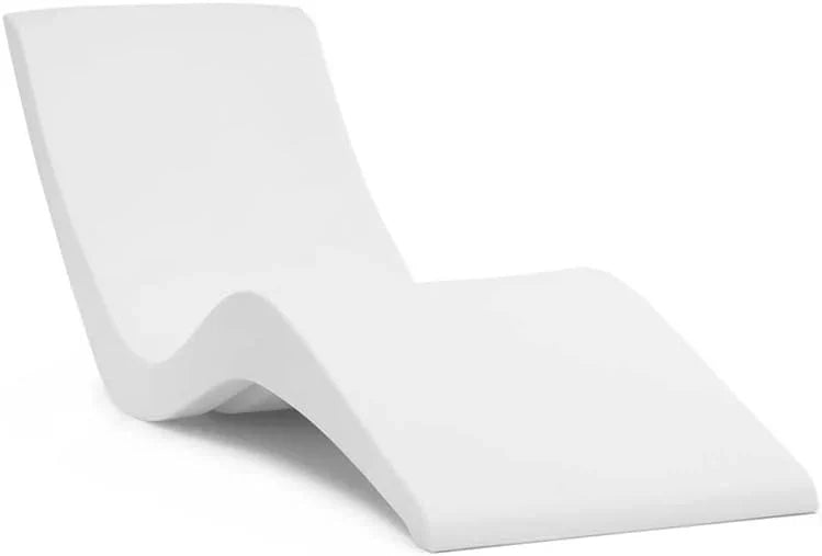 Classic White - in-Pool Chaise Lounger – Designed for Water Depths Up to 9” – Aqua Outdoors – Set of 2 – Compatible with All Pool Types - Poolside & Sun Deck Tanning N0