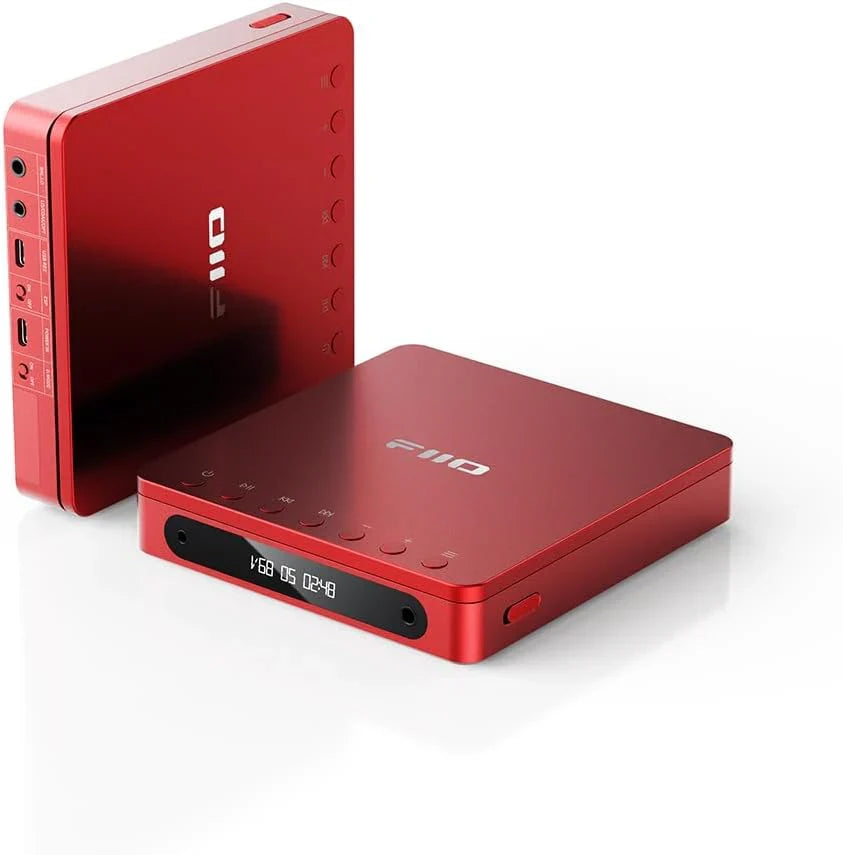 Multifunctional portable stereo CD player, equipped with long-lasting batteries, supports USB copying function, has optical/coaxial/3.5mm/4.4mm output interfaces (transparent (Bluetooth))