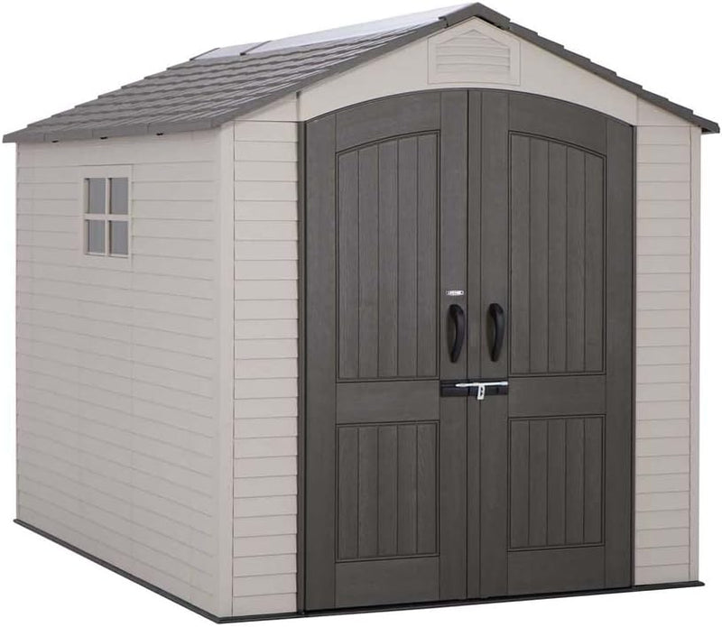 A 12-foot-long outdoor storage rack D9