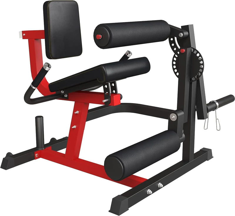 GMWD Leg Extension Machine and Curl, Lower Body Special Leg Machine, Adjustable Leg Exercise Bench D3