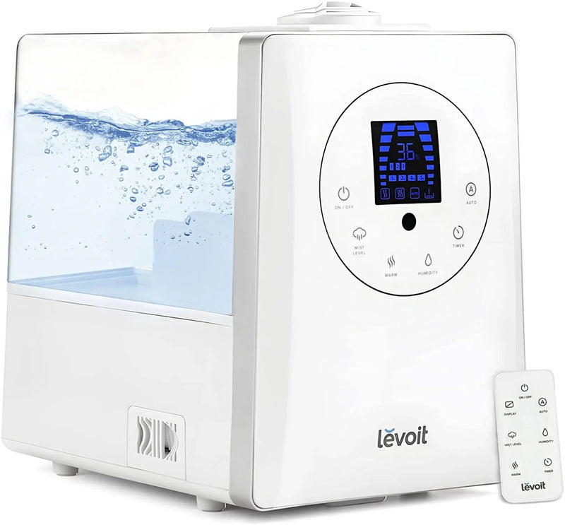 Humidifiers for Bedroom Large Room 6L Warm and Cool Mist for Families Plants with Built-in Humidity Sensor I5