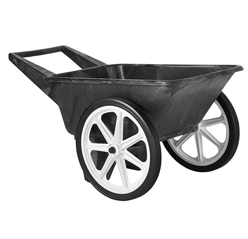 Commercial Big Wheel Cart, 200 Pound Capacity, Black K3
