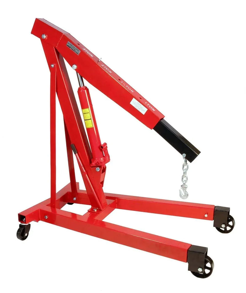 Dragway Tools 3 Ton 6000 LB Heavy Duty Engine Hoist Cherry Picker Shop Crane T7