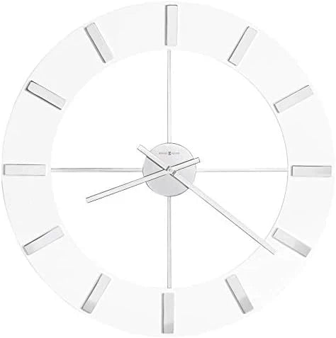Wall-mounted clock II 549-476 - 30-inch ultra-large size with glossy white surface, equipped with quartz movement P4