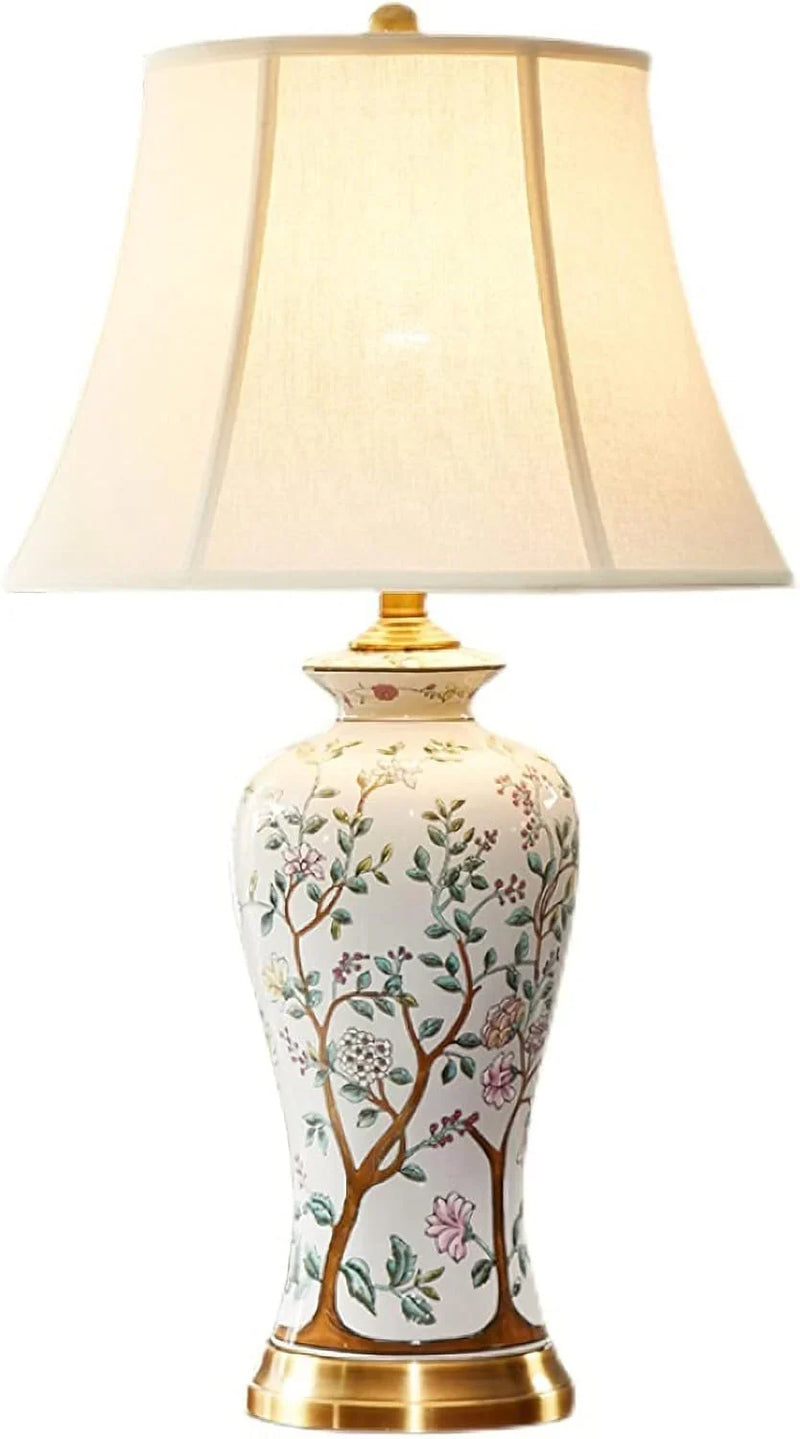 Ceramic Table Lamp White A4