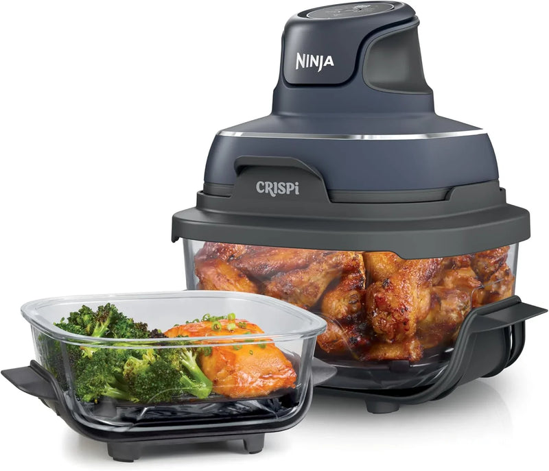Air fryer can be used in conjunction with microwave ovens, refrigerators and dishwashers. It is made of non-toxic glass material and features a portable cooking system with a capacity of 4 gallons. It comes with 6 glass containers and a sealing lid, B7