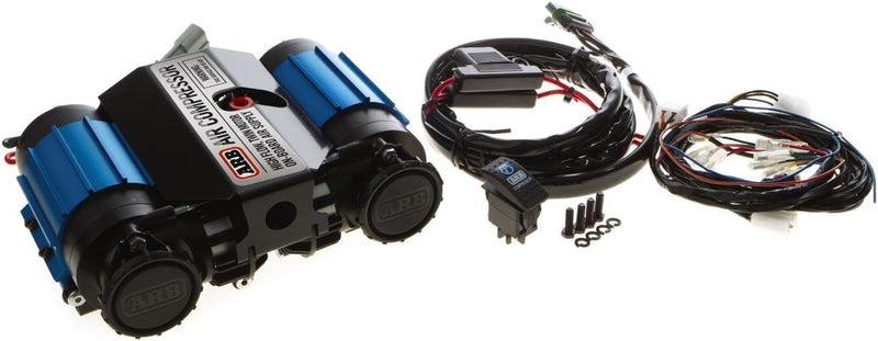 Portable air compressor - High performance - 12 volts - Suitable for air locking differentials and tire inflation I4