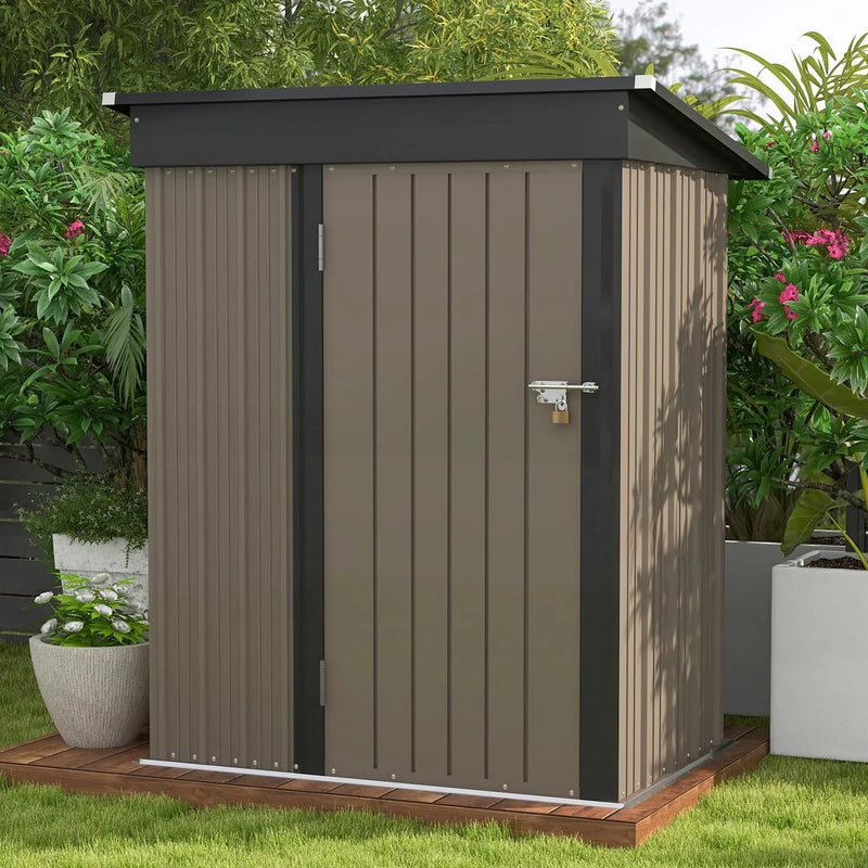 5x3 FT Outdoor Storage Shed for Backyard Garden Patio Lawn I3
