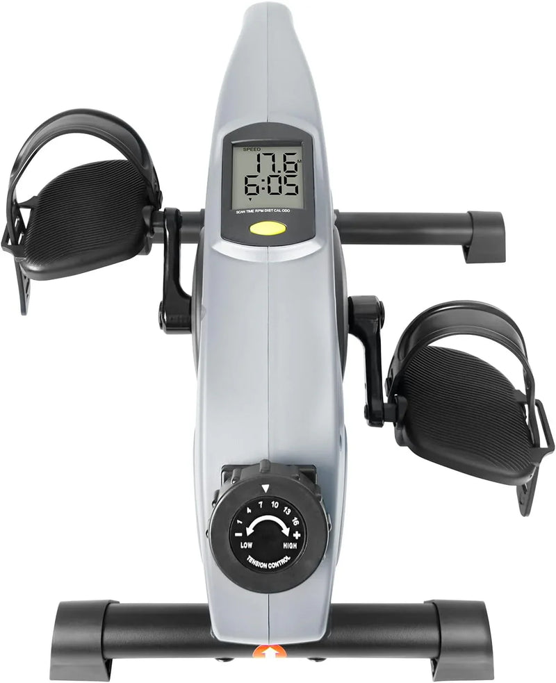 Desk Bike Pedal Exerciser with Electronic Display for Indoor Physical Therapy R9