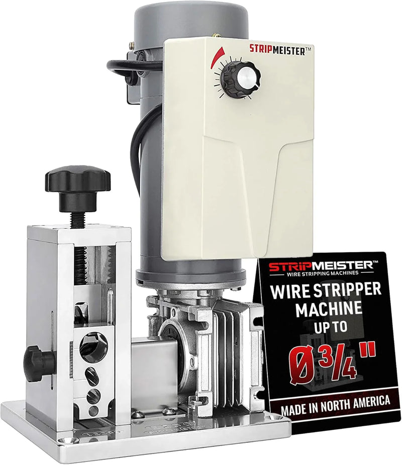 Electric automatic cable stripping machine - The maximum diameter of the detachable cable can reach 3/4 inch. There is no jamming. It is equipped with a motor-driven cable stripping device and has a variable speed control function. It is suitable for E7