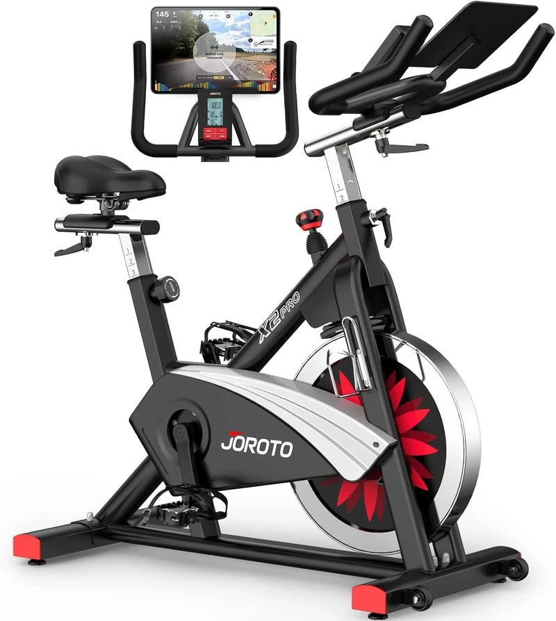 Exercise bike - An indoor cycling bike with readable magnetic resistance and belt drive function D0