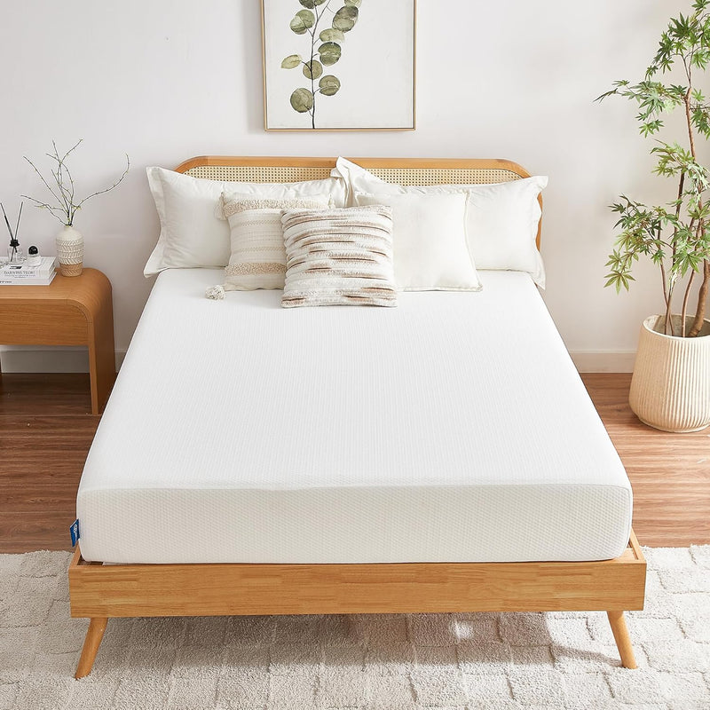 Full Mattress, 6 Inch Memory Foam Mattress in a Box, Fiberglass Free Full Size Mattresses for Pressure & Pain Relief, Soft and Comfortable T5