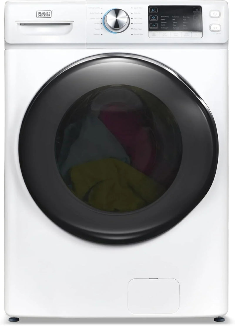 0.9 Cu. Ft. Portable Washer, 6.6 lb. Capacity Washing Machine for Homes & Apartments, 5 Wash Cycles, Quick Connect Sink Adapter and Drain Hose Included, Transparent Lid, BPWM09W, White A3