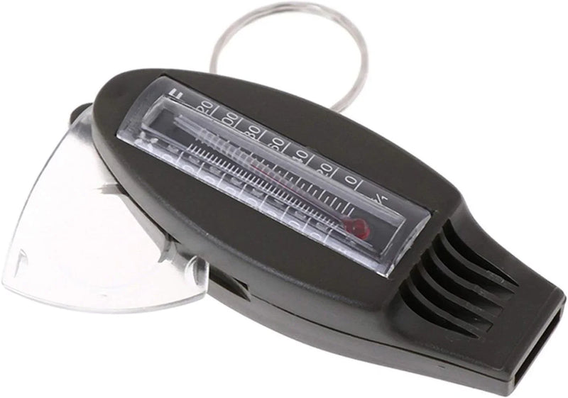 Multifunctional 4 In1 Compass Thermometer Whistle Magnifier for Traveling Camping Hiking Climbing Outdoor Sports G3