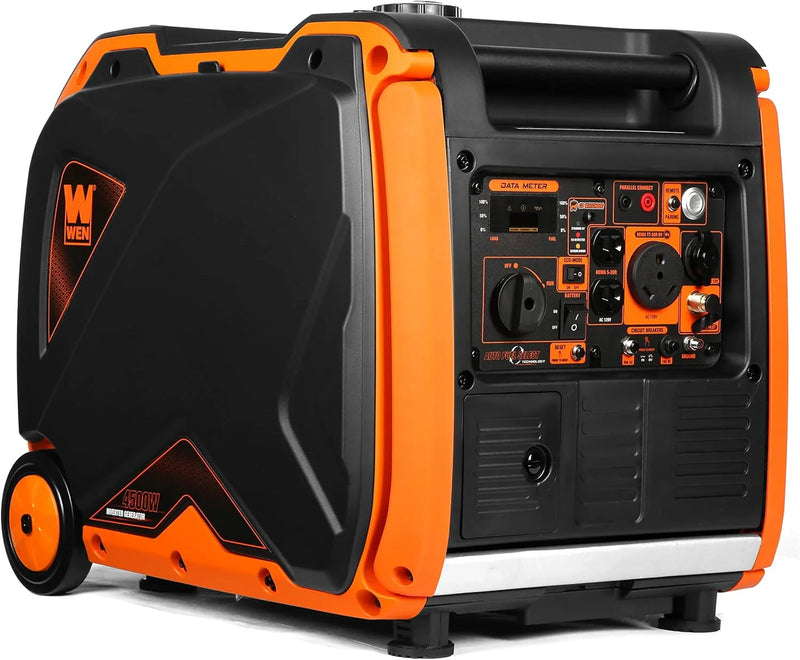 Quiet 6800-Watt Dual Fuel RV-Ready Electric Start Portable Inverter Generator with Fuel Shut Off and CO Watchdog for Electric Vehicle Backup (DF680iX) I2