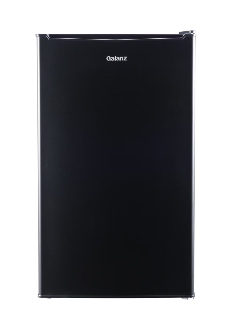 Galanz 3.3 Cu ft One Door Mini Fridge, Black Estar, New T8