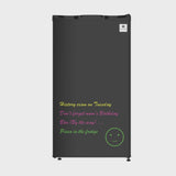 Arctic Chef 3.2 Cu. ft. Compact Refrigerator with Eraser Board Door, RFR326, Black