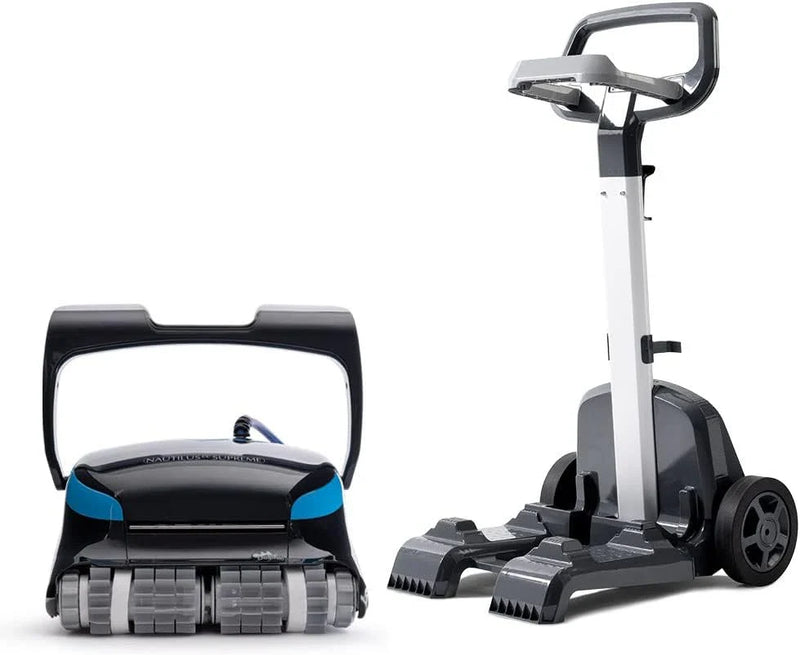Nautilus CC Plus Wi-Fi Automatic Robotic Pool Vacuum Cleaner, Always Cleaning, Never Charging, with Wall Climbing Scrubber Brush, Ideal for In-Ground Pools up to 50 FT in Length S5