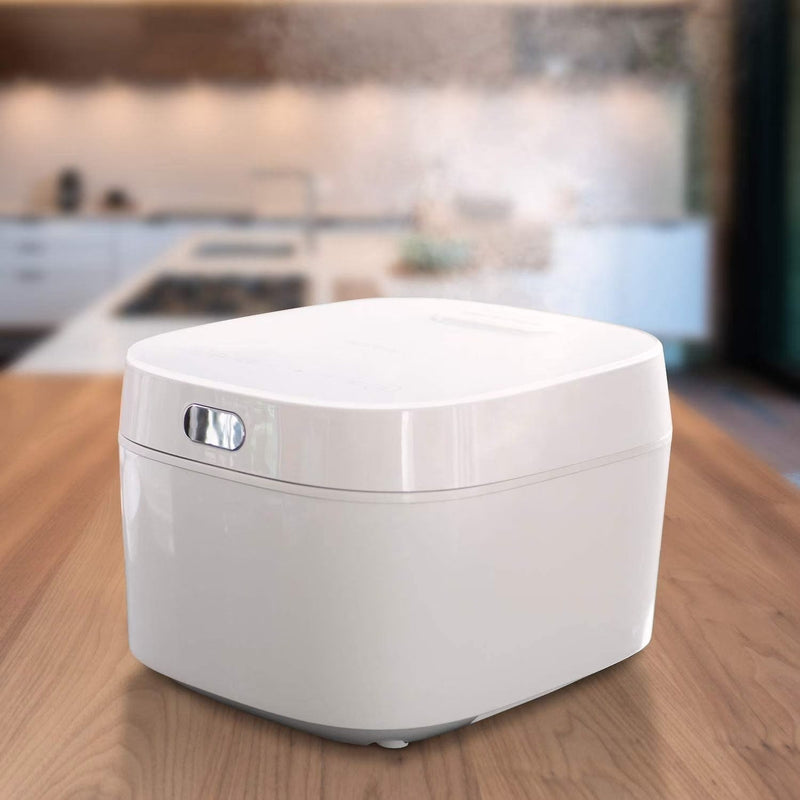 Buffalo White IH SMART COOKER, Rice Cooker and Warmer, 1 L, 5 cups of rice, Non-Coating inner pot, Efficient, Multiple function, Induction Heating... D9
