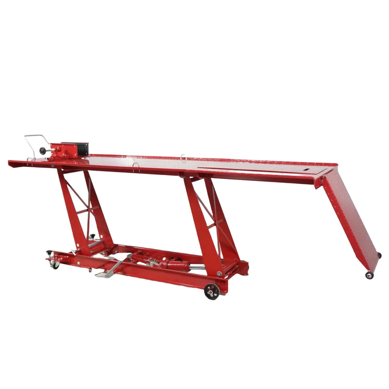 Garvee Hydraulic Motorcycle Lift - 1000lbs Capacity, Lift Hoist, Jack Stand, for Mechanics, Workshops, Homes D2