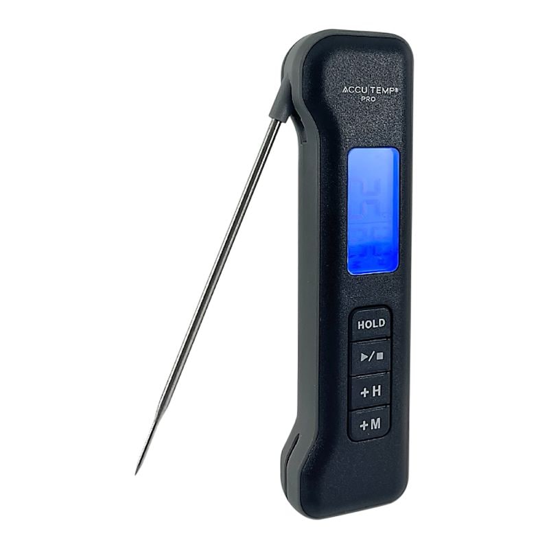 Accutemp Pro Digital Instant Read Cooking/Meat Thermometer with Backlight Display, Black/Grey D4