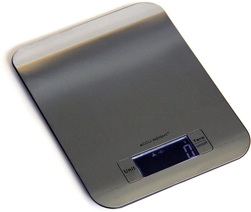 Accuweight Stainless Steel Slim Kitchen Scale, 5kg I3