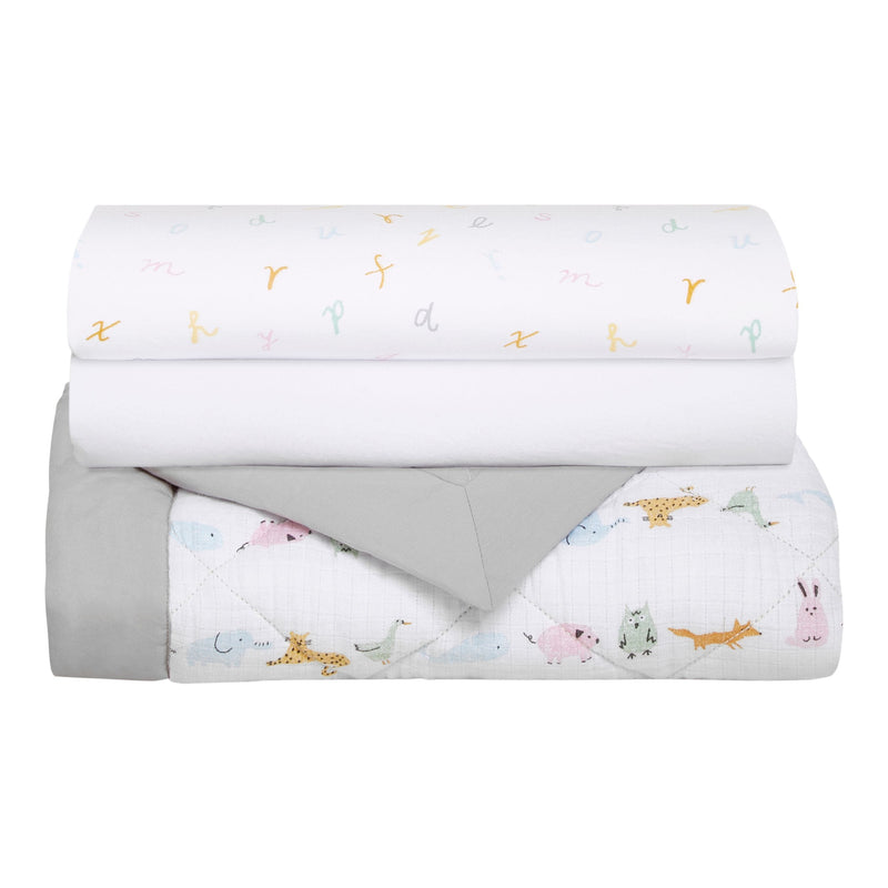 Aden + Anais Alphabet Animals Bedding Set, 3-pc T0