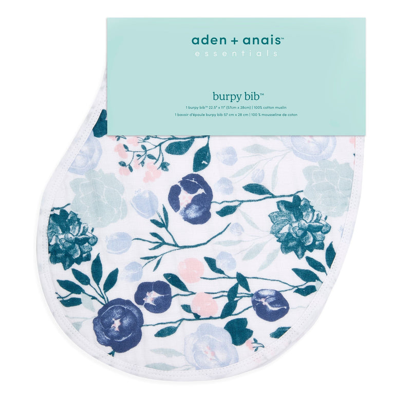 Aden and Anais Essentials Burpy Bib, Flowers Bloom C3