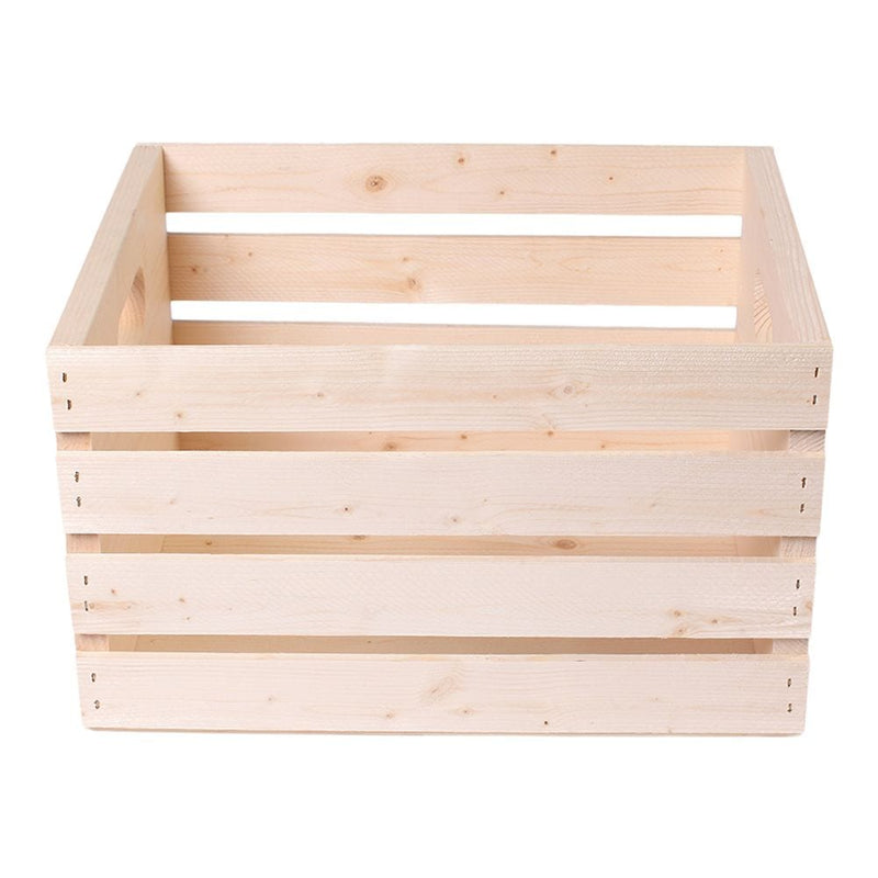 Adwood Solid Pine Wood Storage Crate, 16-in K2