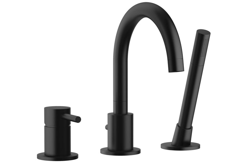 A&E Bath Piper Deck Mount Bathtub & Shower Faucet, Assorted Finishes M2