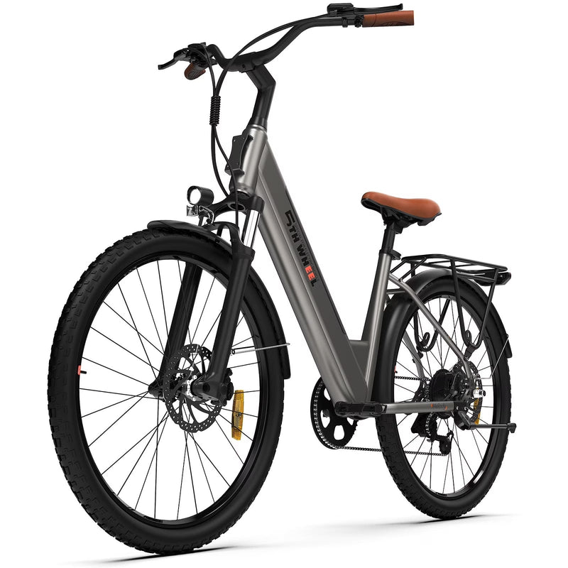 5TH WHEEL W18B Electric Bike for Adult with 350W Motor, 26 in Electric Mountain Bike with 36V 10.4Ah Removable Battery Ebike, Electric Bicycle... F2